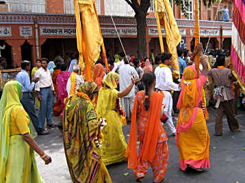 Women revelers