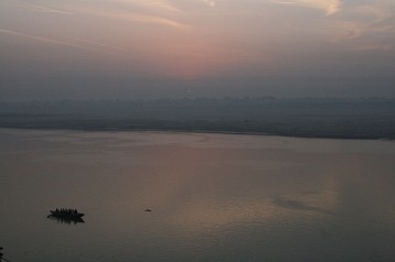 Dawn on the Ganga in Varanasi