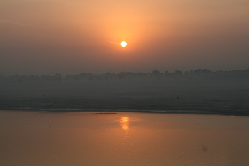 Dawn on the Ganga in Varanasi