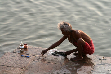 Dawn on the Ganga