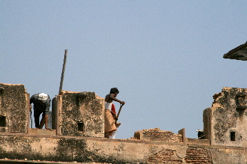 Roof work
