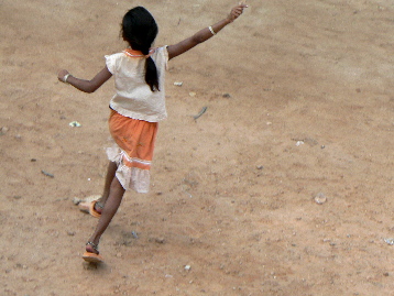 Girl with kite
