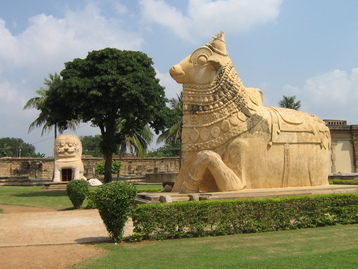 Nandi and lion