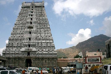 Temple and mountain
