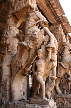 Carved horse