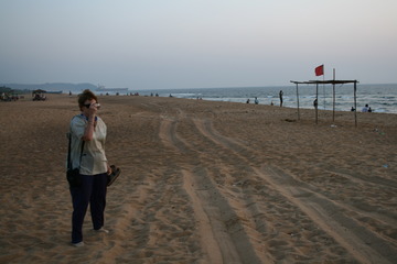 Calangute Beach at sunset