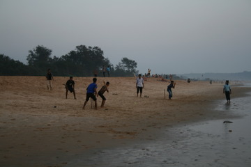 Calangute Beach at sunset