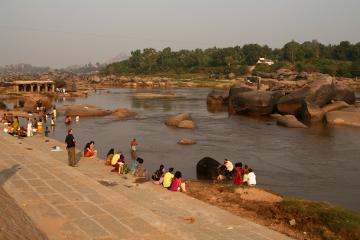 Ghats at sunrise