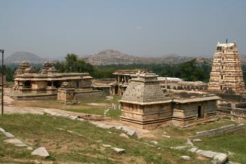 Monuments on Hemakuta Hill