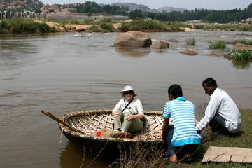 Siv in the coracle