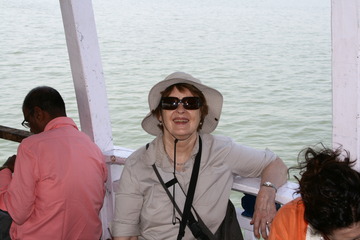 Happy tourist