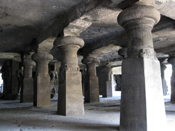 Inside the cave