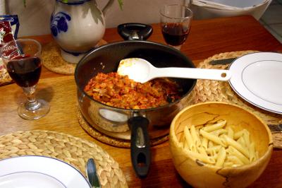 penne all'amatriciana