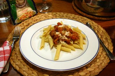 penne all'amatriciana
