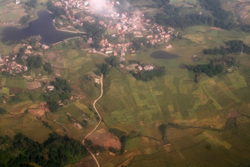 Terraced fields